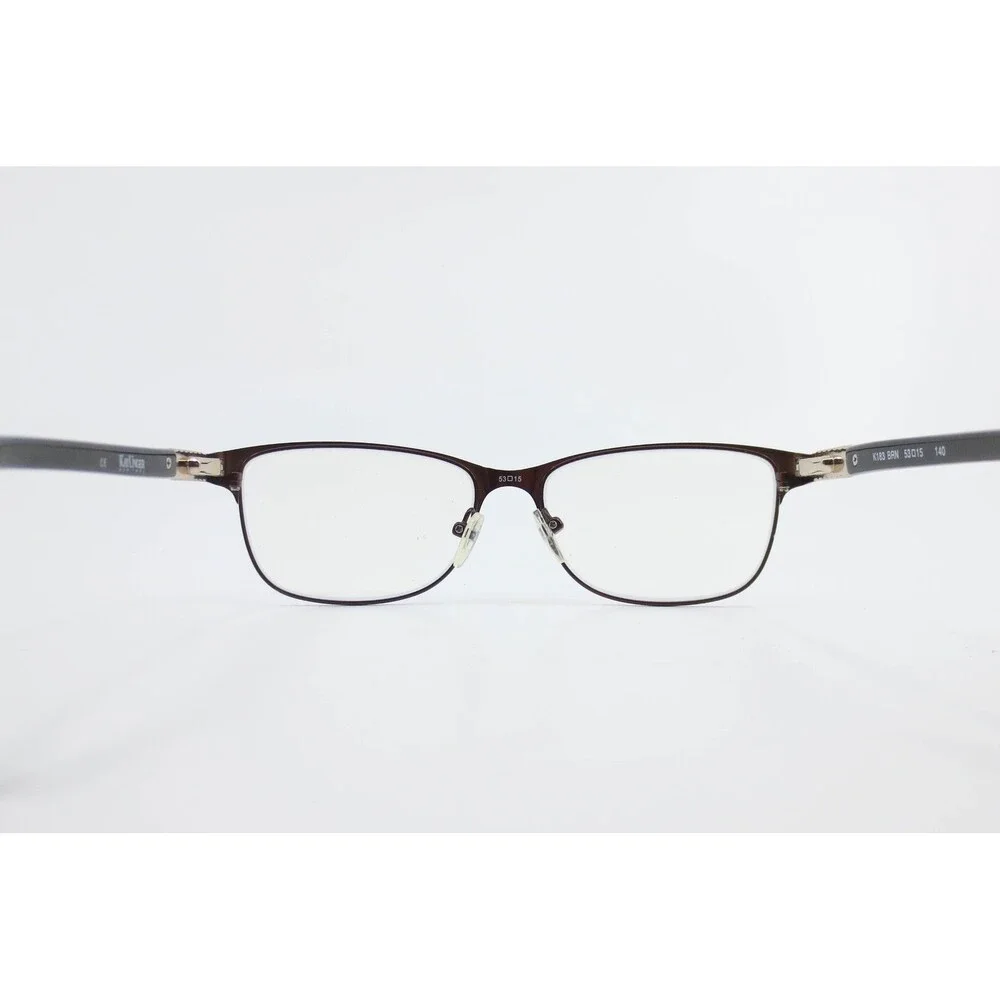 Kay Unger New York K183 BRN Brown Rhinestone Tortoise Eyeglasses 53-15-140